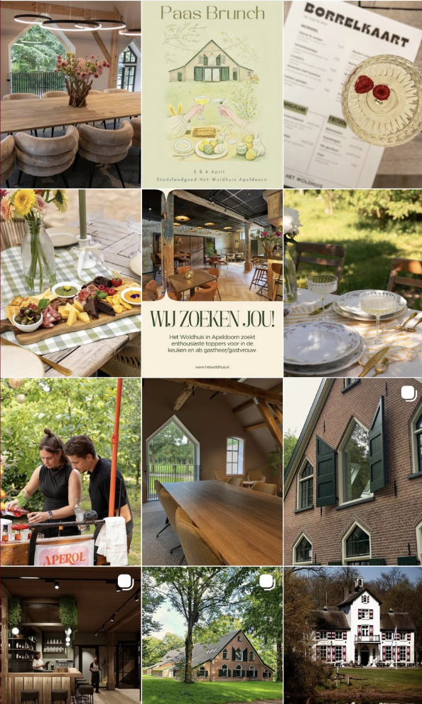 Instagram-feed voor de samenwerking