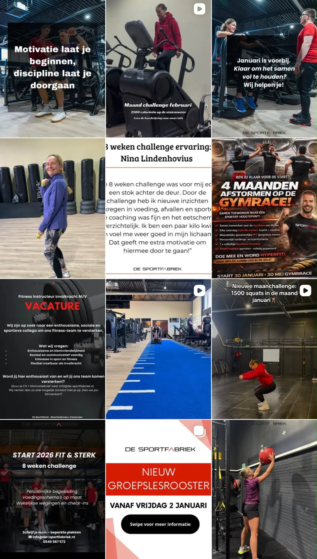 Instagram-feed voor de samenwerking