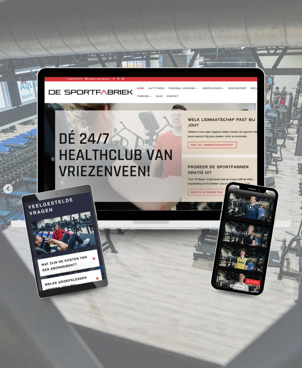 Website De Sportfabriek