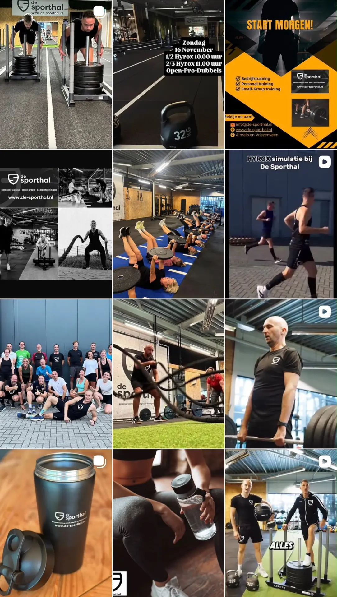 Instagram-feed voor de samenwerking